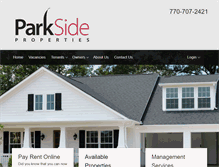 Tablet Screenshot of parksideleasing.com